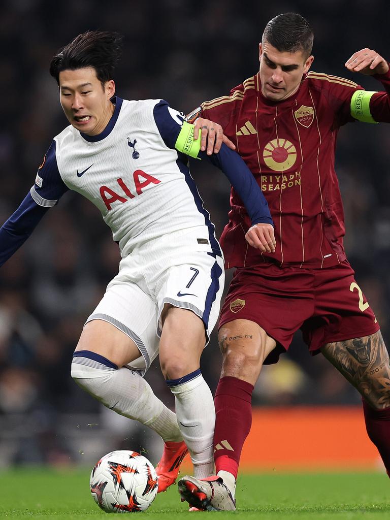 A Europa League draw to Roma continued Tottenham’s rollercoaster season. (Photo by Julian Finney/Getty Images)