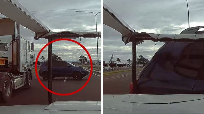 Debate rages over who was at fault in T-bone. Picture: Facebook@Dash Cam Owners Australia