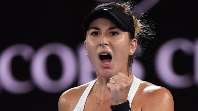 Belinda Bencic tore apart Venus Williams in Round 1. Picture: AAP