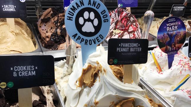 Gelatissimo’s Pawesome Peanut Butter gelato. Picture: Supplied