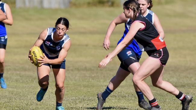 Gina Cardillo is a two-time best and fairest winner for Northern Beaches in the AFL North Coast. Picture: Green Shoots Marketing