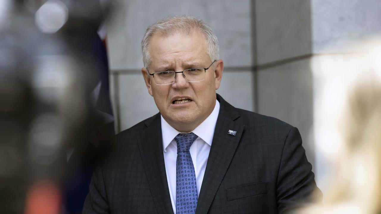 Mr Morrison said National Cabinet would consider new quarantine arrangements to help get more people back into the country without overstraining the current hotel system. Picture: NCA NewsWire / Gary Ramage