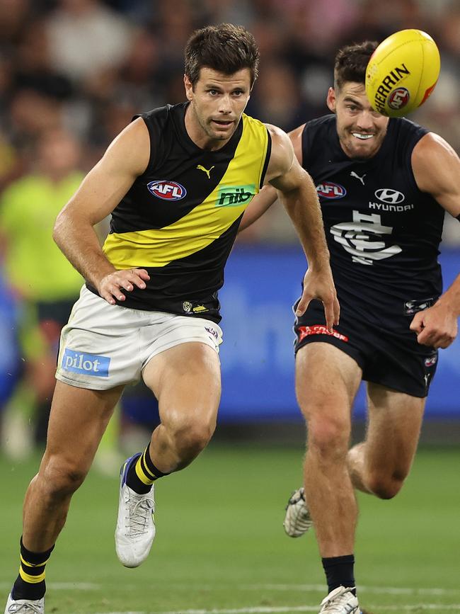 While Trent Cotchin had little impact.