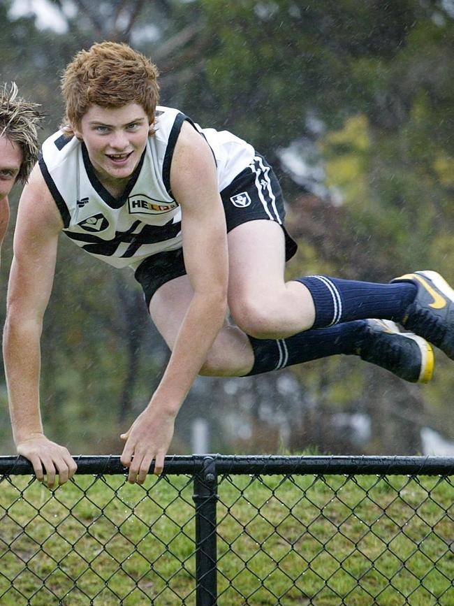 Heath Shaw before being drafted by Collingwood.