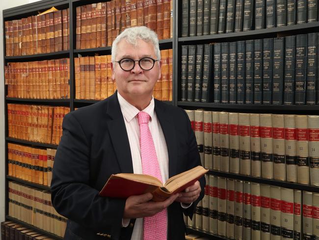 Criminal Lawyer Bill Potts in his Southport chambers. Picture Glenn Hampson