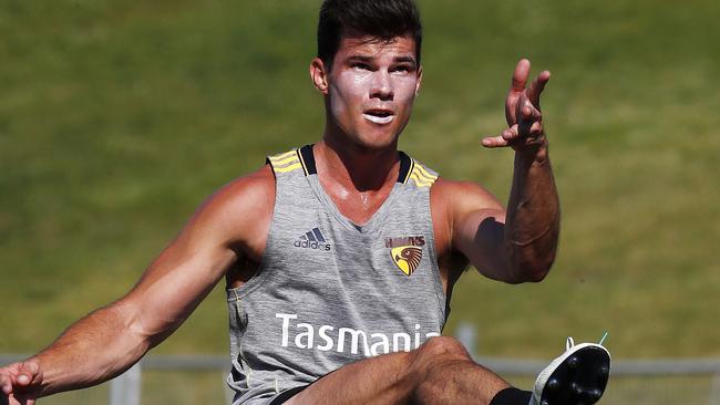 Can Jaeger O'Meara have an injury-free season? The Hawks are banking on it. Picture: Michael Klein