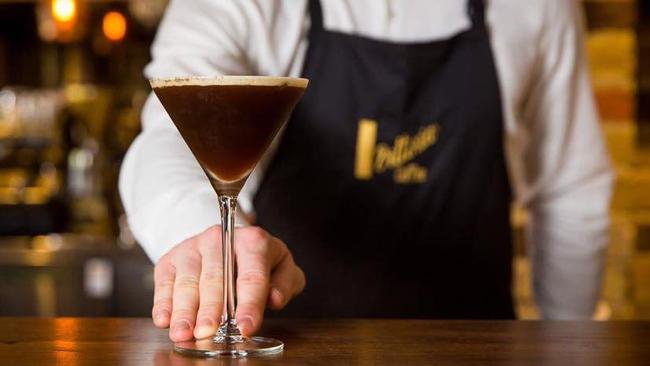 Entrata's espresso martini uses Vittoria Coffee.