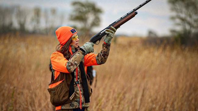 Ms Noem on a shooting trip. Picture: Supplied