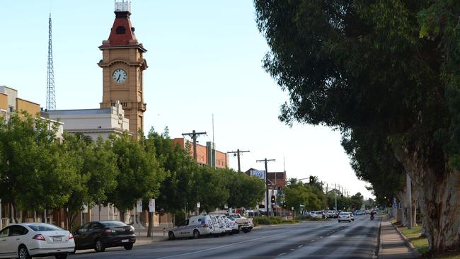 Deakin Ave, the main drag in Mildura which topped the list of dangerous driving offence rates for the entire state.