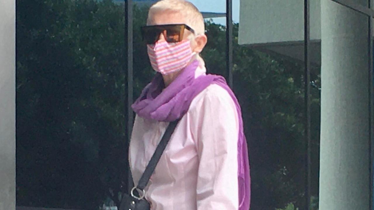 Vivienne Mary Glover entering the Maroochydore District Court. Picture: Laura Pettigrew.