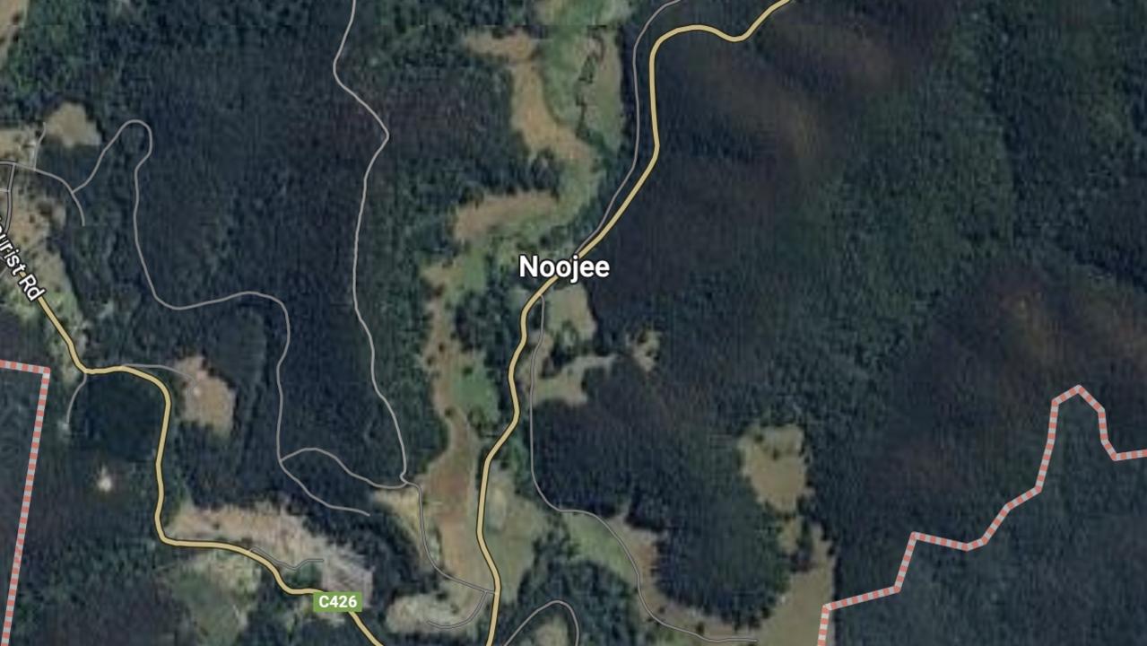 A man has died after he was shot during a group hunting trip in Noojee, Victoria. Picture: Google Maps