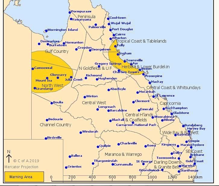 Severe weather warning for heavy rainfall revised | The Courier Mail