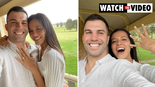 NRL star James Tedesco announces engagement to long-time partner