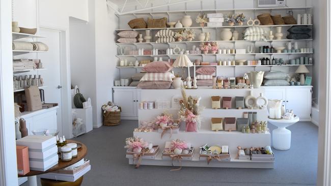 The new retail space with a wide range of homewares.