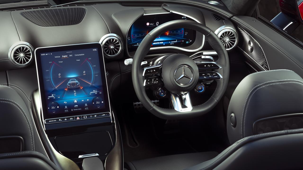 Like any modern Benz, it’s loaded with tech.