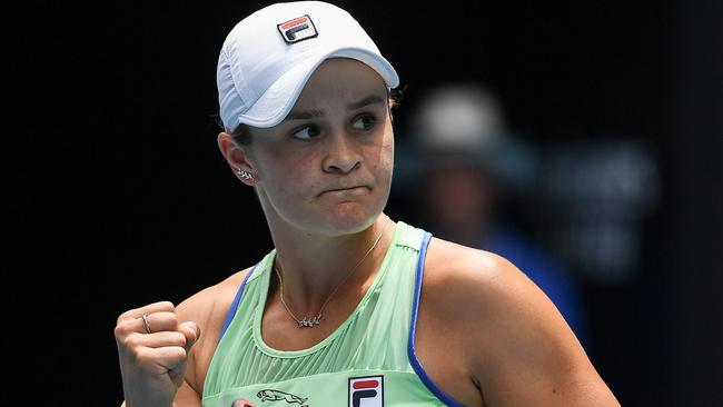 There was no effort wasted in Barty’s simple victory. Photo: Greg Wood / AFP