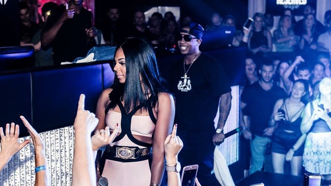 Ashanti and Ja Rule performed at Shooters Nightclub.