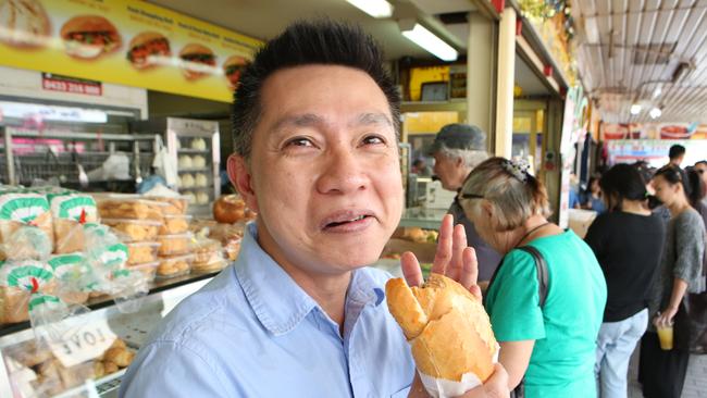 Cabramatta with food blogger and banh mi devotee Thang Ngo. Picture: Bob Barker