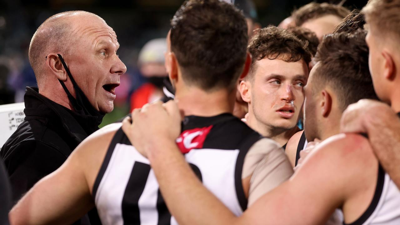 Ken Hinkley, Senior Coach of the Power. Picture: James Elsby