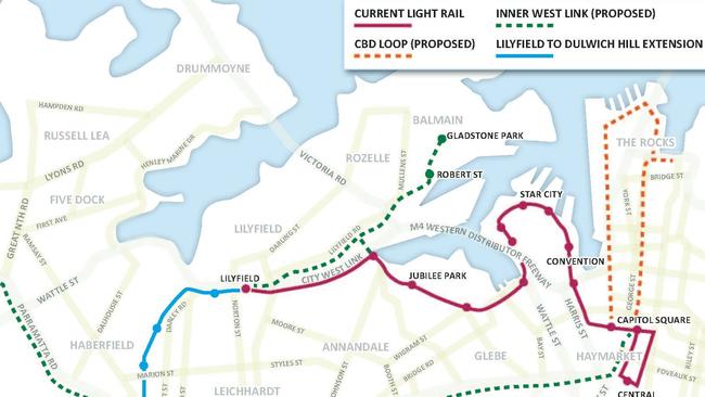 Inner West Light Rail Map School Students Should Be Able To Use Inner West Light Rail Extension For  Free, Opposition Leader John Robertson Says | Daily Telegraph