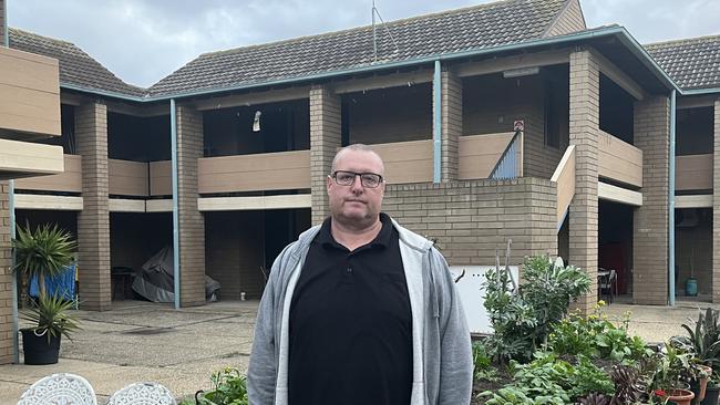 Ross Brennan is among the Techno Park Drive who got a shock eviction notice from Hobsons Bay Council.