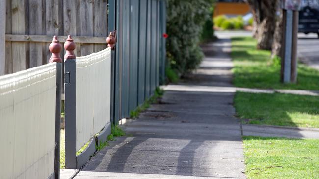 The suburban street where Mr Salaris was killed. Picture: Sarah Matray