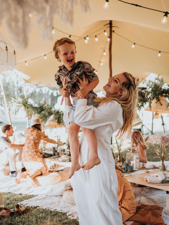 Chanelle LeRoux with her beloved nephew Bodhi. Picture: Christell Eberstein