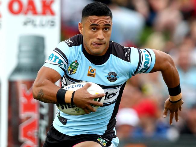 Valentine Holmes was in good form against the Panthers. Picture: Gregg Porteous