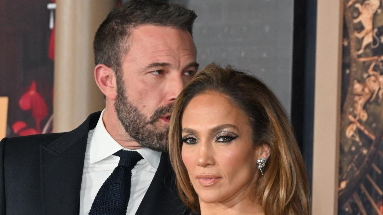 J Lo and Ben Affleck. Picture: AFP