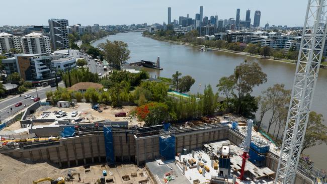 Consolidated Properties Group’s ‘Monarch Residences’ is one of the few apartment projects under construction in Brisbane.