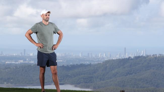 Simon Skerrett of Rosewood Estate laments the extra time it will take him each day to reach his business on top of the mountain. Picture: Glenn Hampson