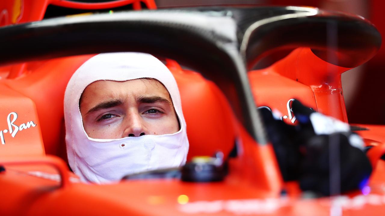 Charles Leclerc was quickest in the final practice session at the German GP.