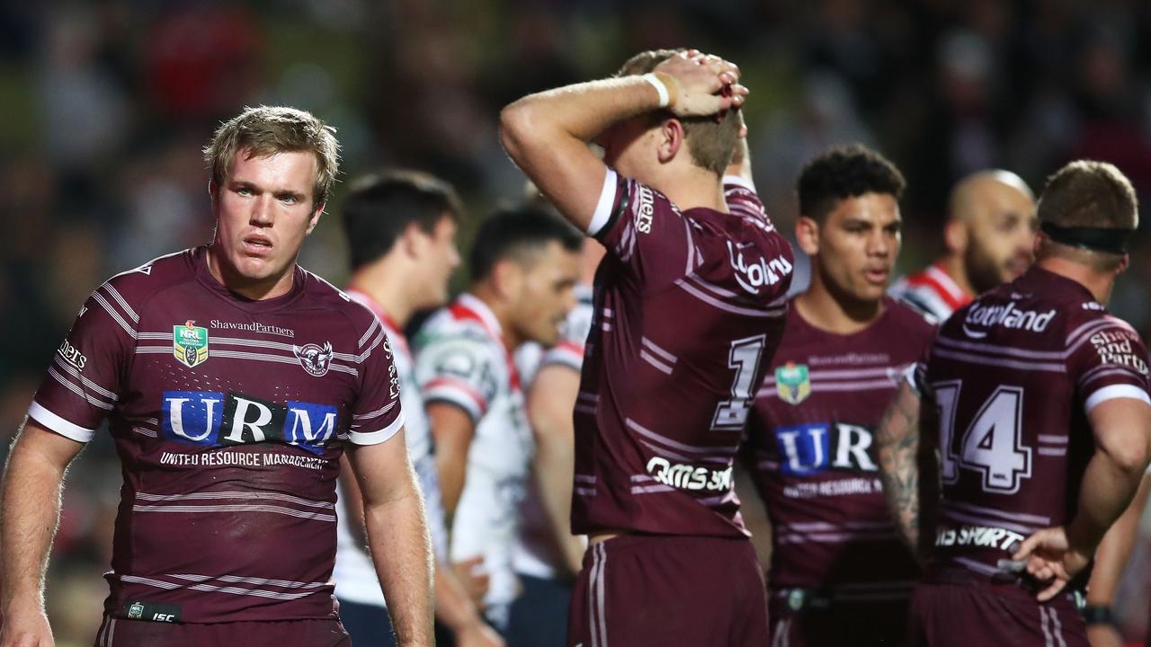 Jake Trbojevic labelled the Sea Eagles’ loss to the Rooster ‘soft’.