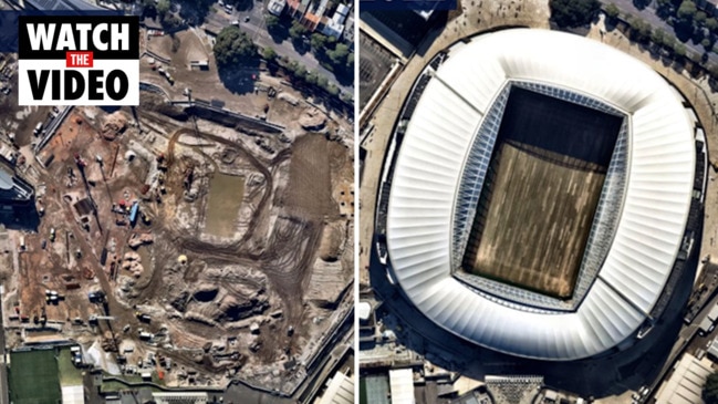 Timelapse video of the Allianz Stadium redevelopment