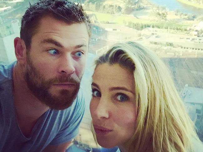 Chris Hemsworth and his wife Elsa Pataky could be setting up their own production company. Picture: Instagram