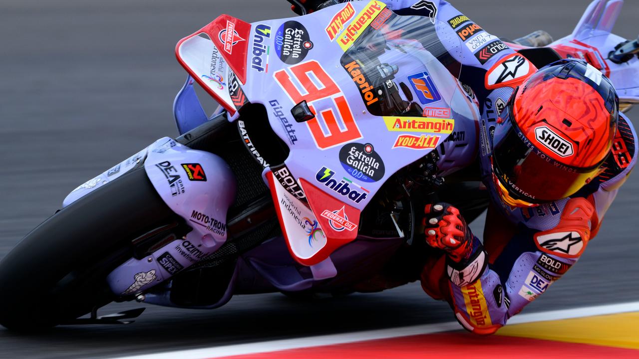 Marc Marquez races during MotoGP World Championship 2024 Stop 12 in Aragon, Spain on August 30, 2024 (Gold and Goose/Getty Images/Red Bull Content Pool)