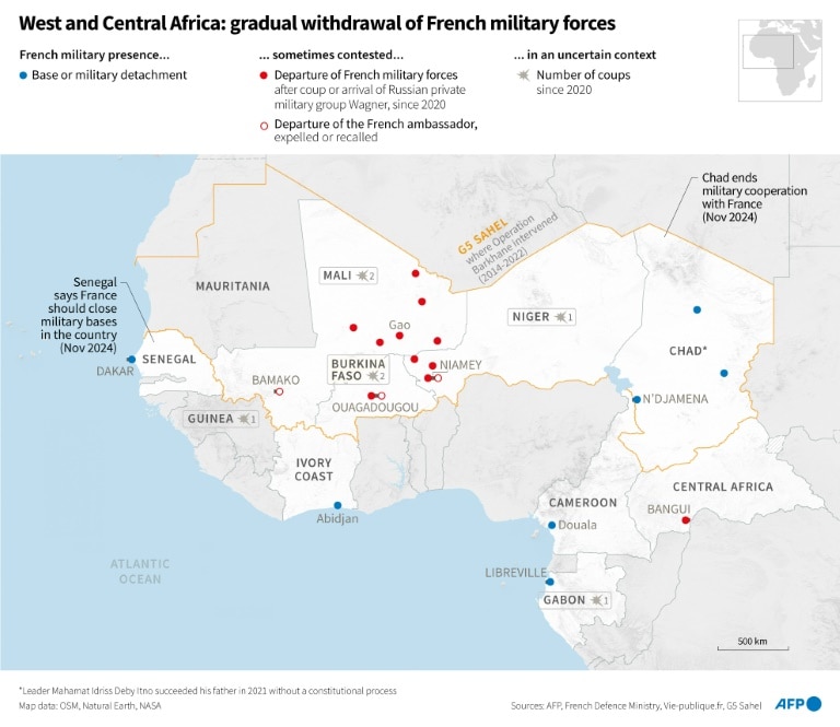 Gunfire erupts inside presidency in Chad capital