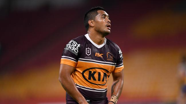 Anthony Milford had a rough night against the Eels at Suncorp Stadium. Picture: Scott Davis/NRL Photos