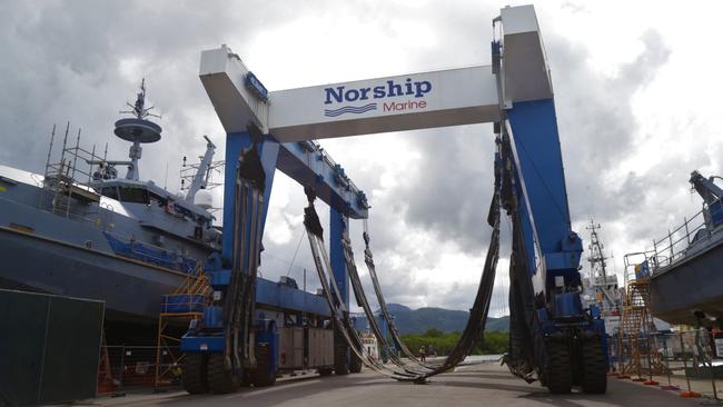 Norship Marine in Cairns has partnered with Tropical Reef Shipyard, Nova Systems and Secora to form Norsta Maritime. Picture: Peter Carruthers