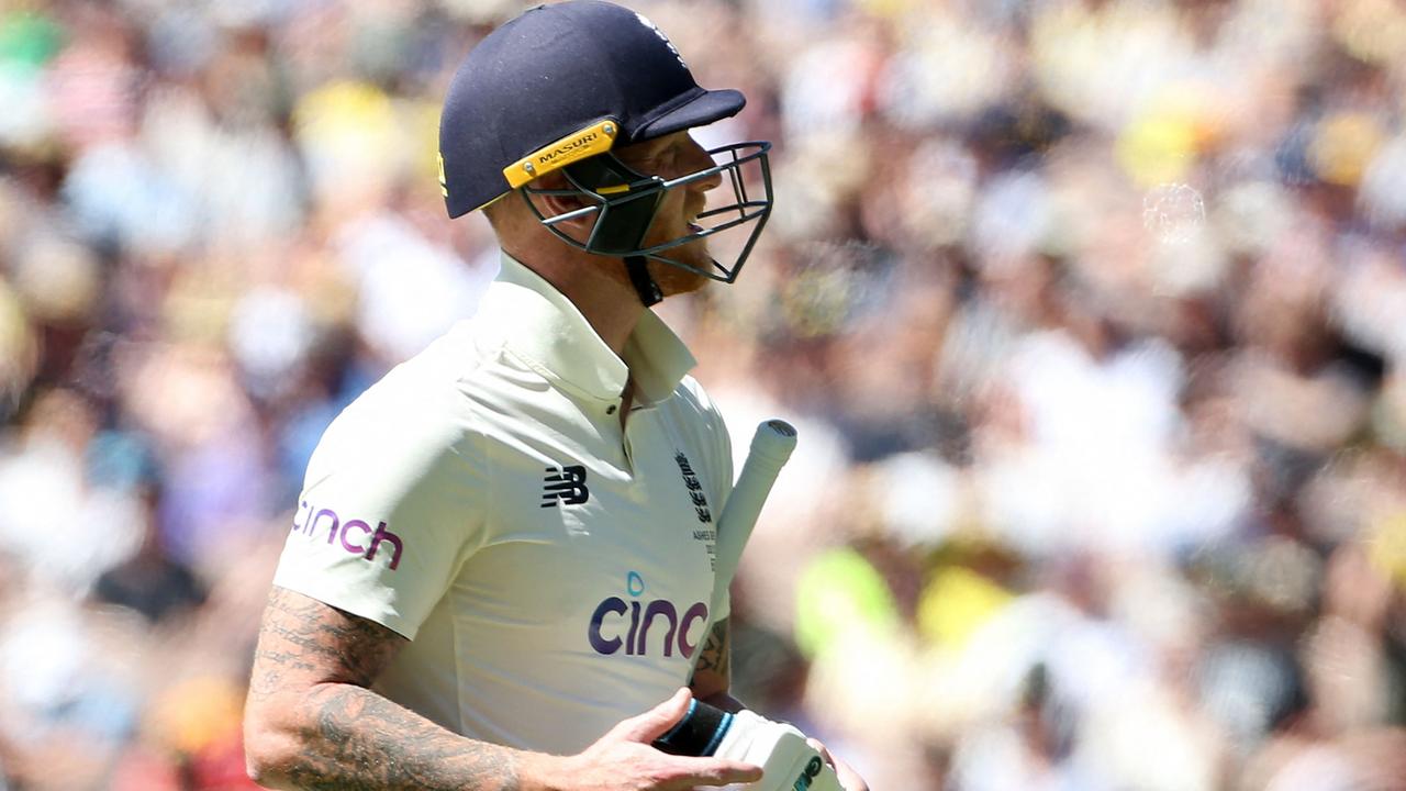 Ben Stokes has struggled to make an impact during the Ashes. Picture: AFP Images