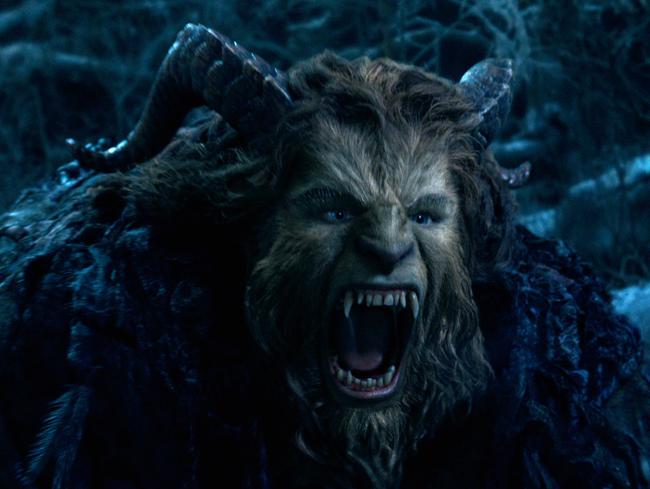 The Beast lets rip in Beauty and the Beast. Even under all that CGI fur, Stevens can see his characteristics shining through. Picture: Disney