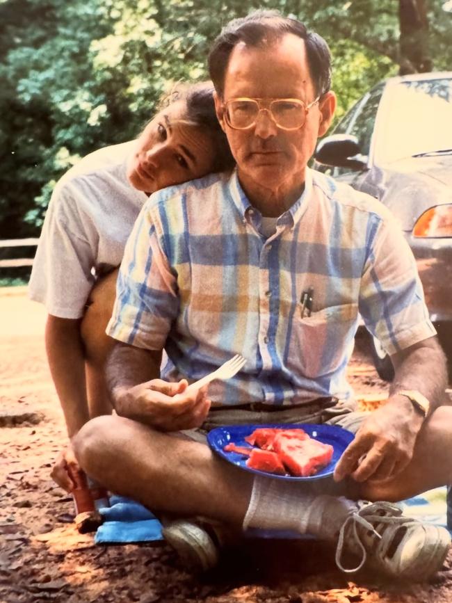 Garner’s father passed away on Saturday. Picture: Instagram