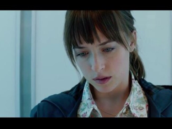 Naive...Dakota Johnson plays literature student Anastasia. Picture: Supplied