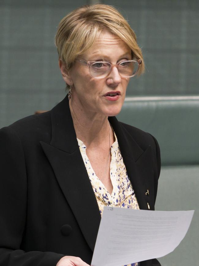 Zoe Daniels during Question Time.