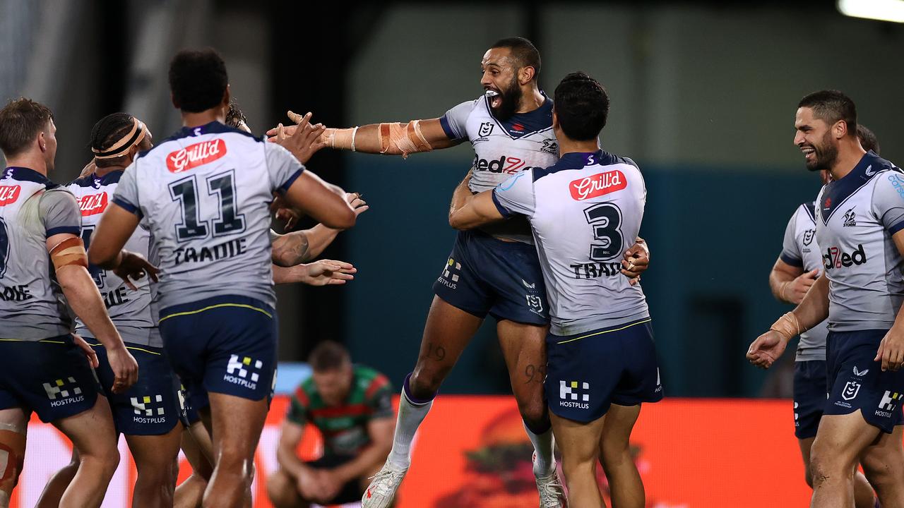 Nrl 2021 Josh Addo Carr Six Tries Melbourne Storm South Sydney Rabbitohs Highlights Reaction Video Justin Olam