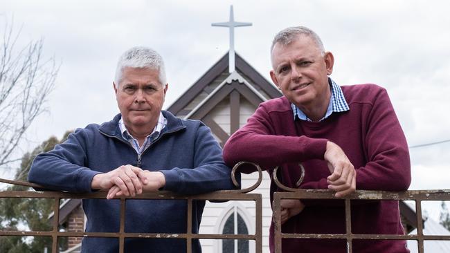 Partners Peter Grace and Peter Saunders in Armidale. Picture: Simon Scott