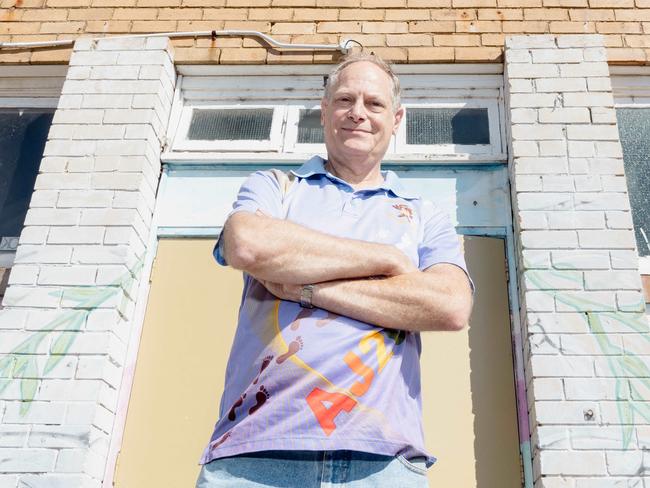 Mark Rotenstein, 58, leader at Rose Bay Scout Group, says volunteers like him are becoming increasingly hard to find. Pictured outside the Scout Hall in Bondi. Photo by Renee Nowytarger 11/11/23 News Local