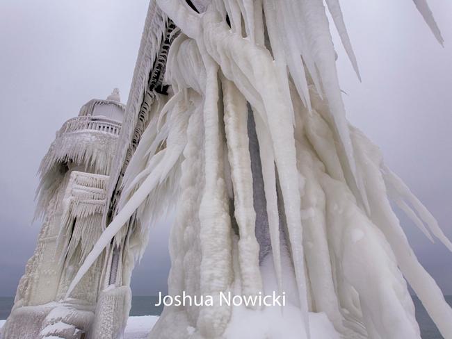 The structure looks like the fantasy palace from the movie Frozen. Picture: Joshua Nowaski Photography