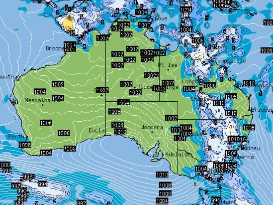 Wet conditions are expected to continue across much of the country. Picture: Stormcast.