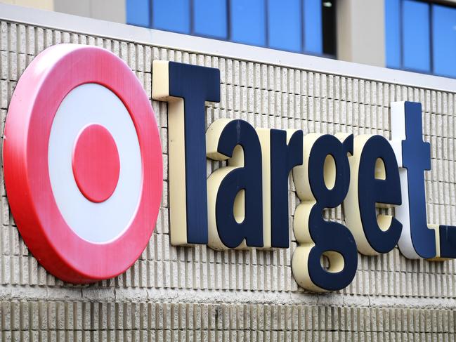 BRISBANE, AUSTRALIA - NewsWire Photos - APRIL 7, 2021. A Target store sign in Brisbane. The company announced it will soon close several stores across Queensland. Picture: NCA NewsWire / Dan Peled